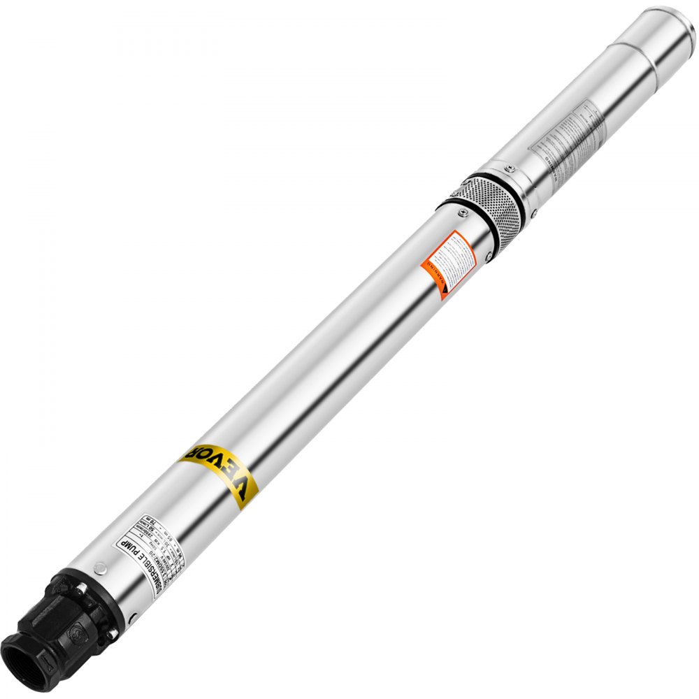 3,5" Edelstahl Tiefbrunnenpumpe Tauchpumpe 3,5zoll, 1500w, 230v, 4500 L/h, 9 Bar