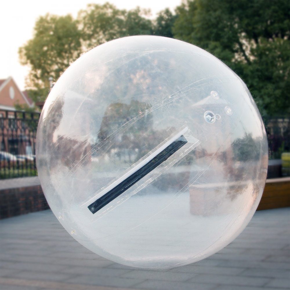 VEVOR 1,5 m Wasser Walking Ball 10,25 kg Zorb Ball, Aufblasbar Bumper Ball Wasserlaufball 0,8 mm Dicke, Stoßblasenkugeln Walk On Water mit Reparatursatz Kinder Spielzeug für Wasser Spiel