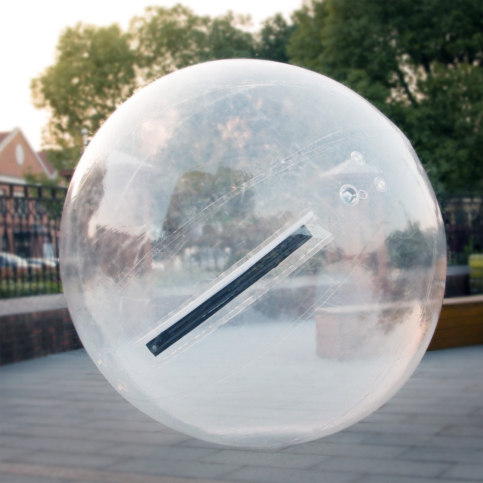 VEVOR 1,5 m Wasser Walking Ball 10,25 kg Zorb Ball, Aufblasbar Bumper Ball Wasserlaufball 0,8 mm Dicke, Stoßblasenkugeln Walk On Water mit Reparatursatz Kinder Spielzeug für Wasser Spiel