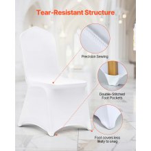 100x Stuhlhusse Stuhlüberzug Stretch Hussen Hochzeit Universal Bankett