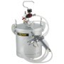 VEVOR 10 L Farbspritzpistole, 30 PSI Farbbehälter, Farbsprühsystem Lackhalter zum Auftragen von Wasserfarbe, Flecken, Lack, Lacken, feine Oberflächen für Innen- und Außenprojekte
