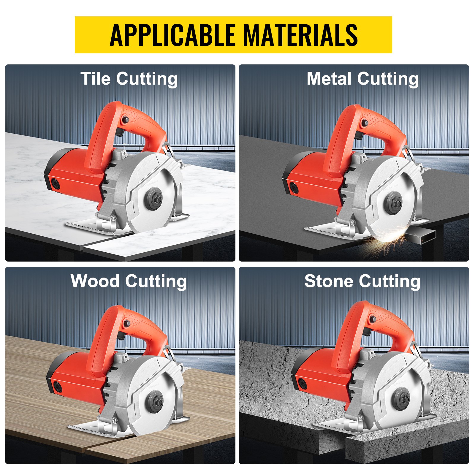 Vevor Kreissäge Handkreissäge 1750w Wärmeableitung 110mm Klingen 13000 U/min