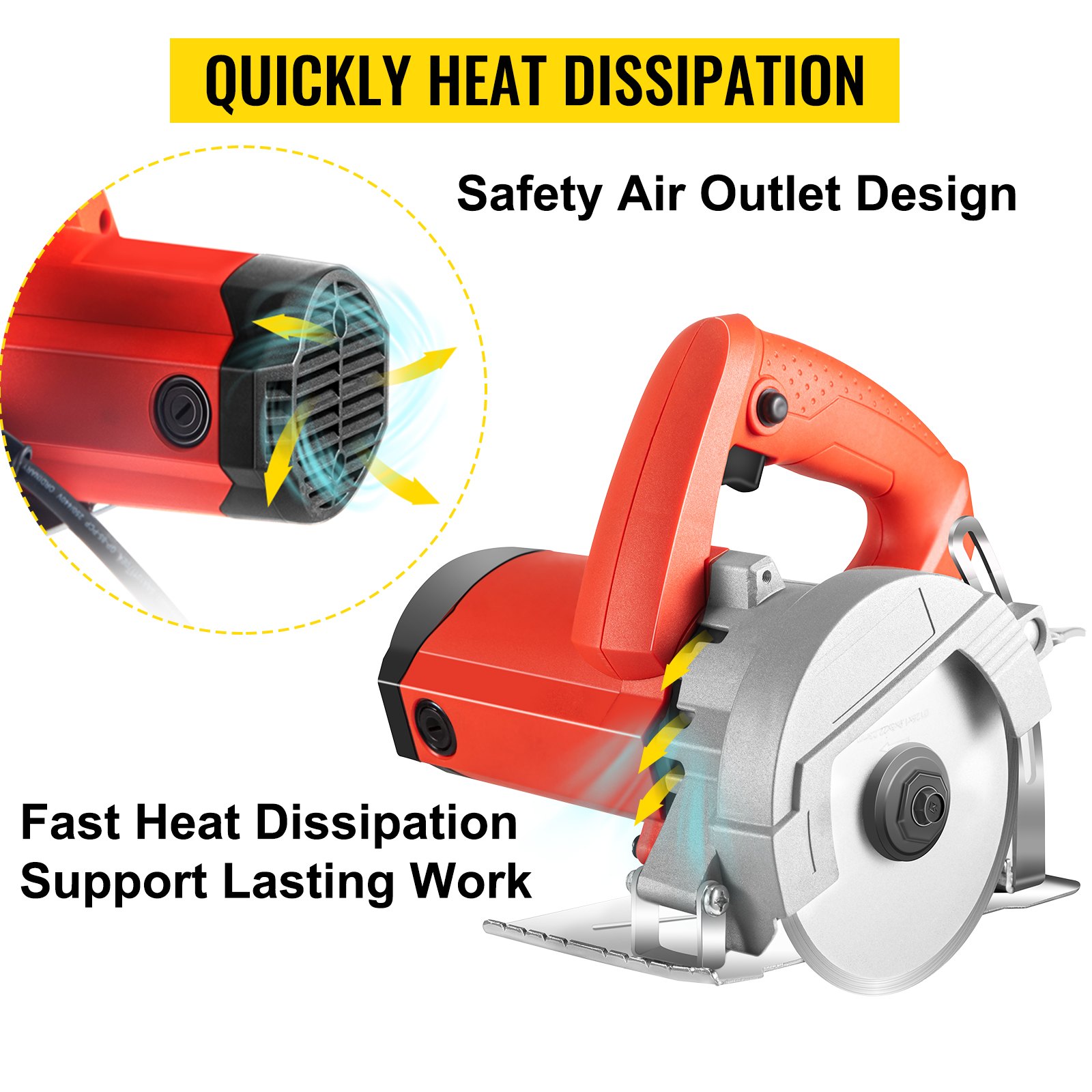 Vevor Kreissäge Handkreissäge 1750w Wärmeableitung 110mm Klingen 13000 U/min