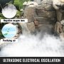 VEVOR 12 Heads Mistmaker Ultraschall-Luftbefeuchter Wasserdampf-Hydroponik-Nebelgerät