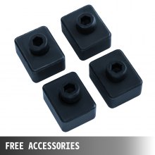 VEVOR Trennscheibe Durchmesser 150 mm Trennplatten-Set mit Grundabmessungen Horizontal 180 x 170 mm Trennplatten-Set für Drehtisch Höhe 80 mm