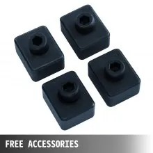 VEVOR Trennscheibe Durchmesser 150 mm Trennplatten-Set mit Grundabmessungen Horizontal 180 x 170 mm Trennplatten-Set für Drehtisch Höhe 80 mm