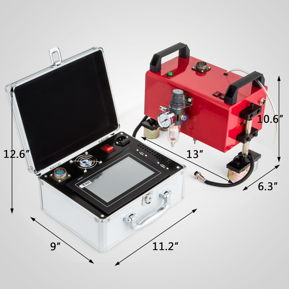 Nadelpräger 150 * 50mm 7 "mit Mini-computer-touchscreen-markiermaschine