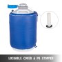 15L Liquid Nitrogen Storage Tank Static Cryogenic Container with 6 Canisters