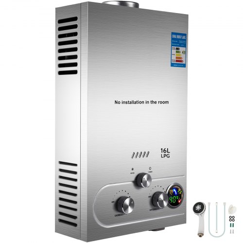 16l Lpg Gas Durchlauferhitzer Boiler Wasserboiler Heißwassertherme Water Heater