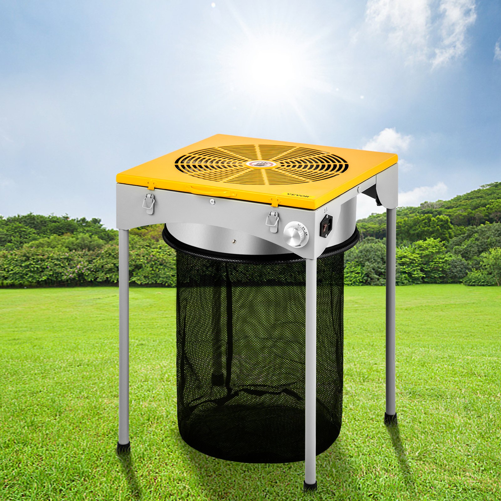 VEVOR Erntemaschine Trimmer 457,2 mm Rostfreier Stahl Blattschneider Erntemaschine Grow Geschwindigkeit verstellbar Ernte Trimmer 50W Knospenschneider