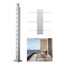 VEVOR Kabelgeländerpfosten 106,7x5x5cm Geländerpfosten 1JZLGZXYS1061EF8W001V0