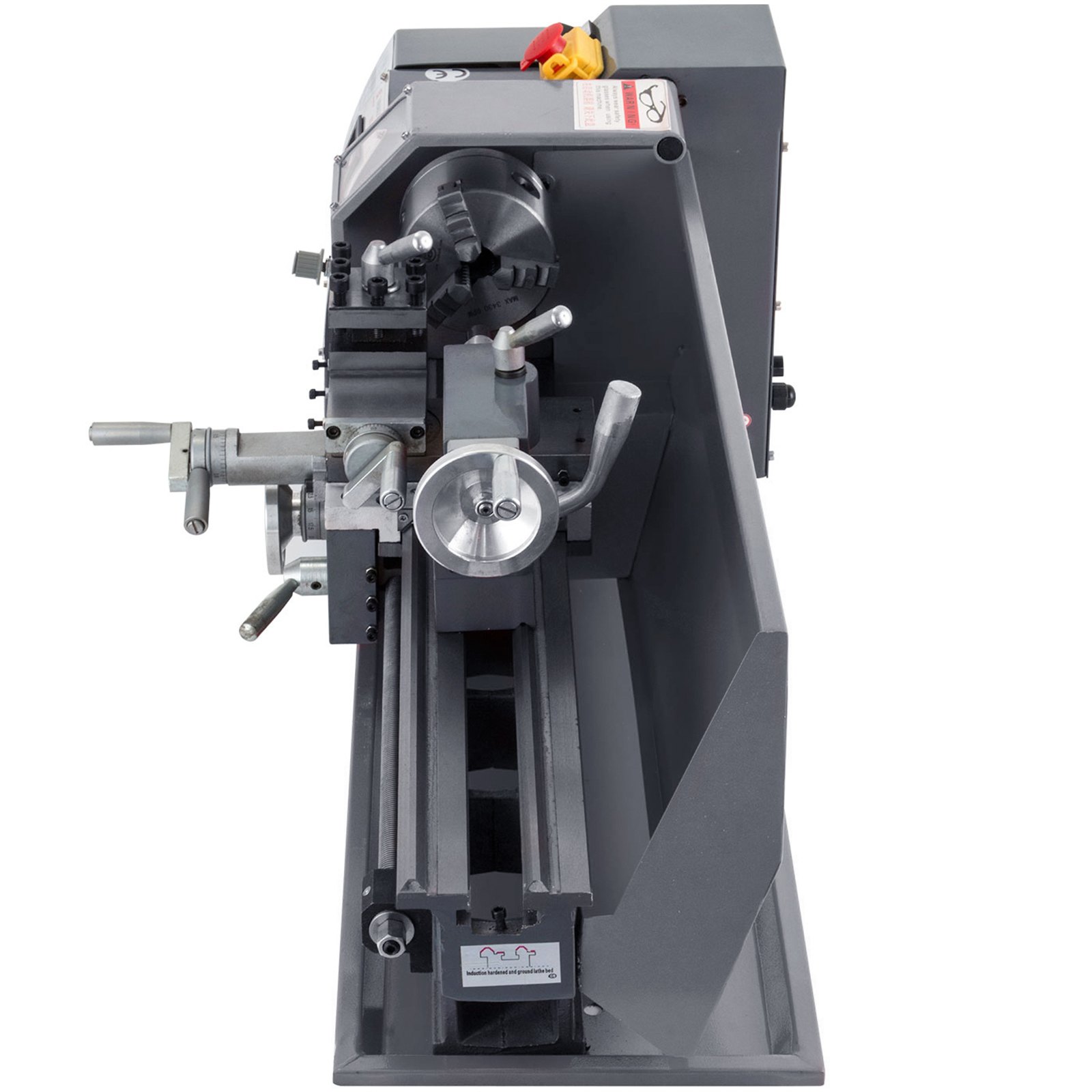 VEVOR Metalldrehmaschine 8X16 Zoll Präzisions-Minidrehmaschine mit variabler Drehzahl 50-2500 U/min 750W Metallfräsen