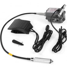 VEVOR S-R Hängende Flexwellenmühle 4 mm Schmuck Design Reparatur Werkzeuge 0-18000 U/min Pedal aus technischem Kunststoff nagelneu für hochpräzises