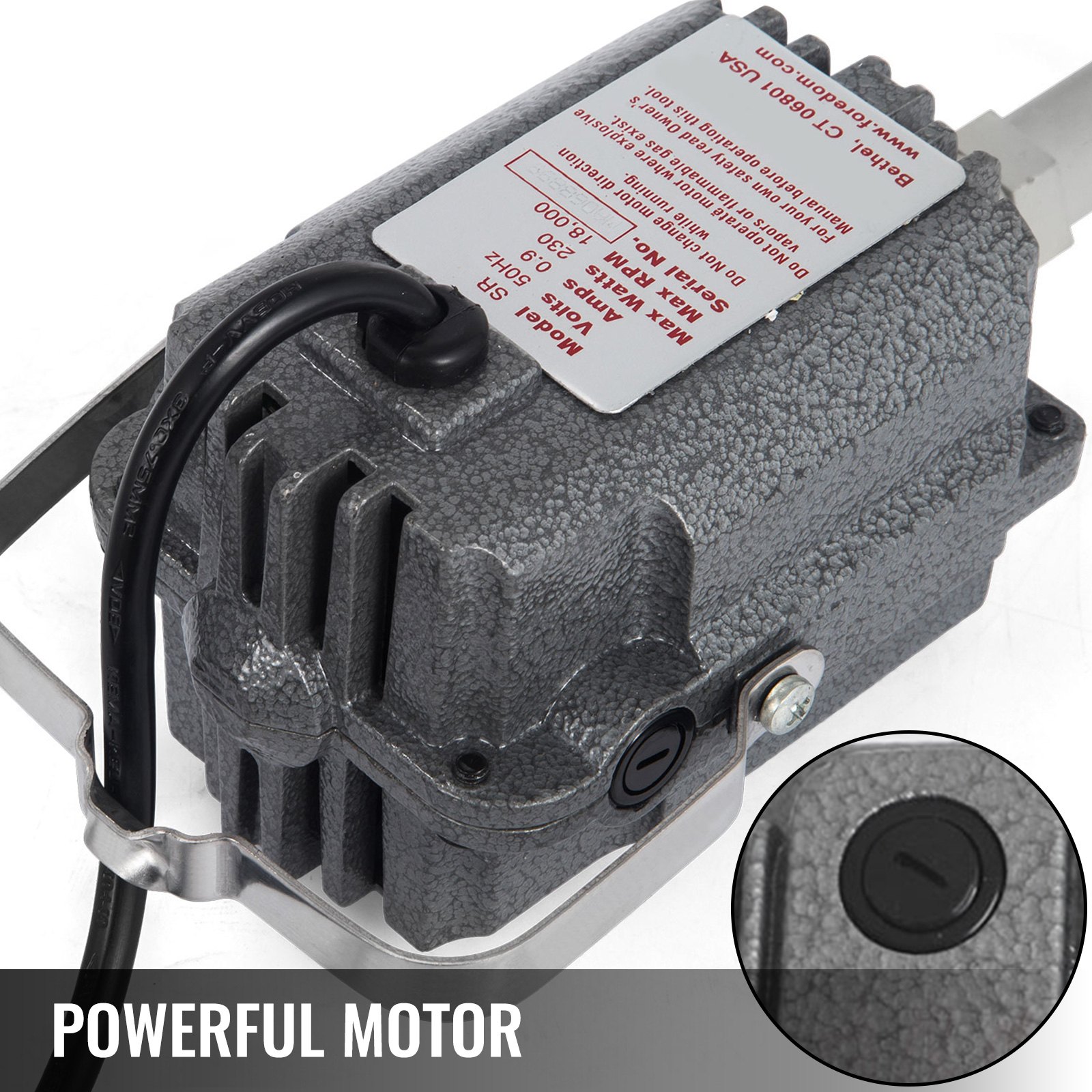 VEVOR S-R Hängende Flexwellenmühle, 4mm Schmuck Design, Reparatur Werkzeuge 0-18000 RPM, Pedal aus technischem Kunststoff, nagelneu für hochpräzises Gravieren, Schleifen, Polieren usw. 47 x 31 x 12cm