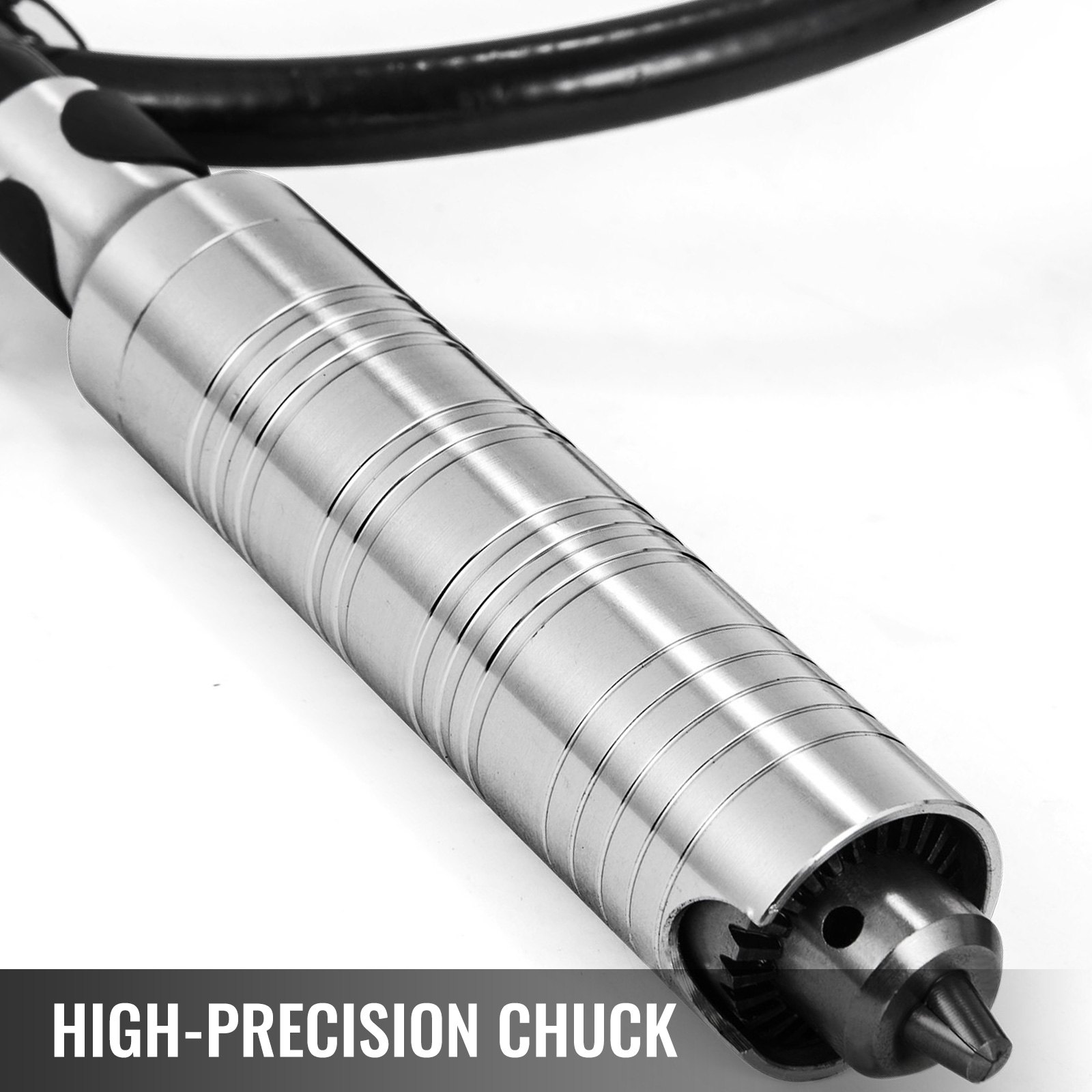 VEVOR S-R Hängende Flexwellenmühle, 4mm Schmuck Design, Reparatur Werkzeuge 0-18000 RPM, Pedal aus technischem Kunststoff, nagelneu für hochpräzises Gravieren, Schleifen, Polieren usw. 47 x 31 x 12cm