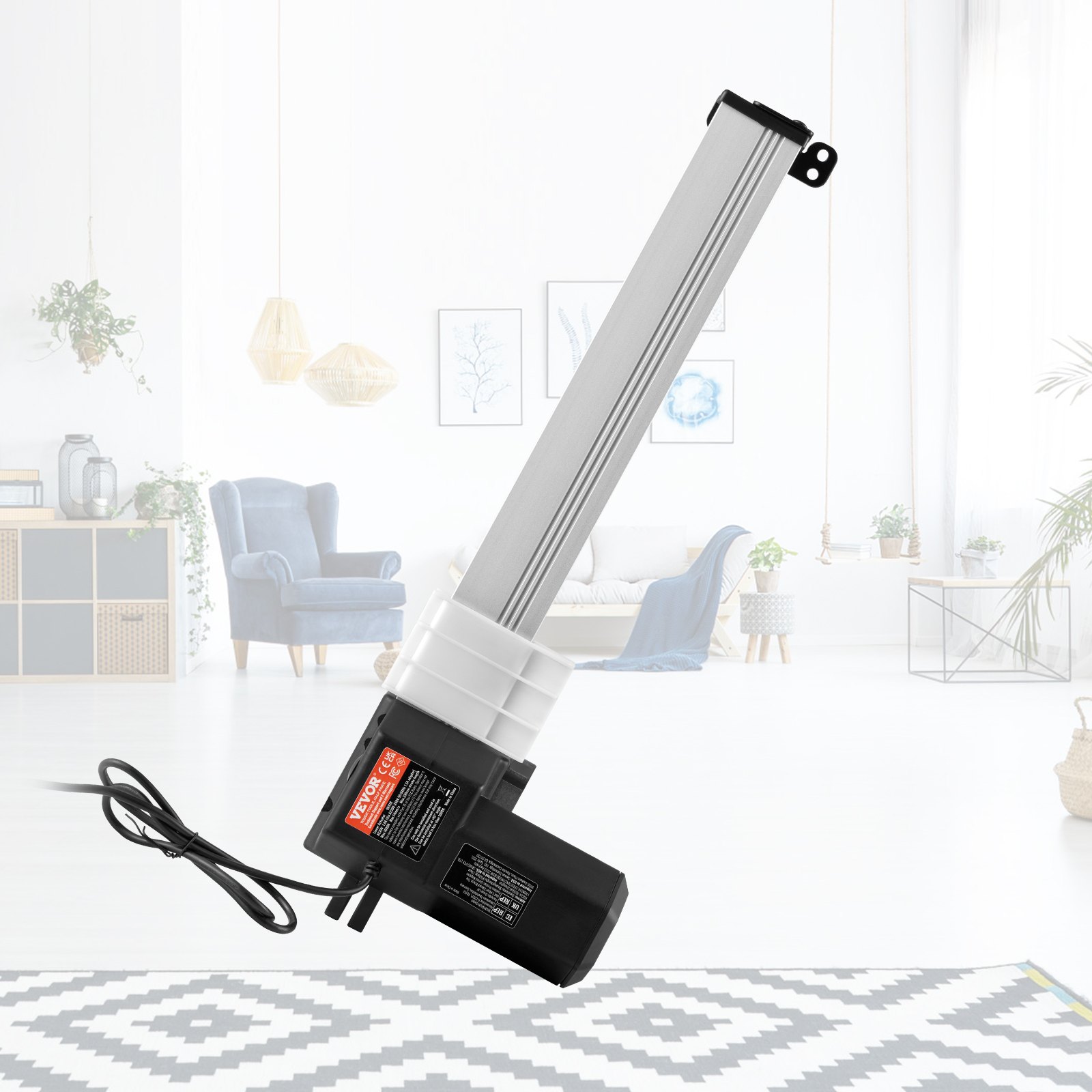 VEVOR 24V Linearaktuator-Kit 33,02cm 1,4cm/s 99,79kg/1000N mit IP44-Schutz