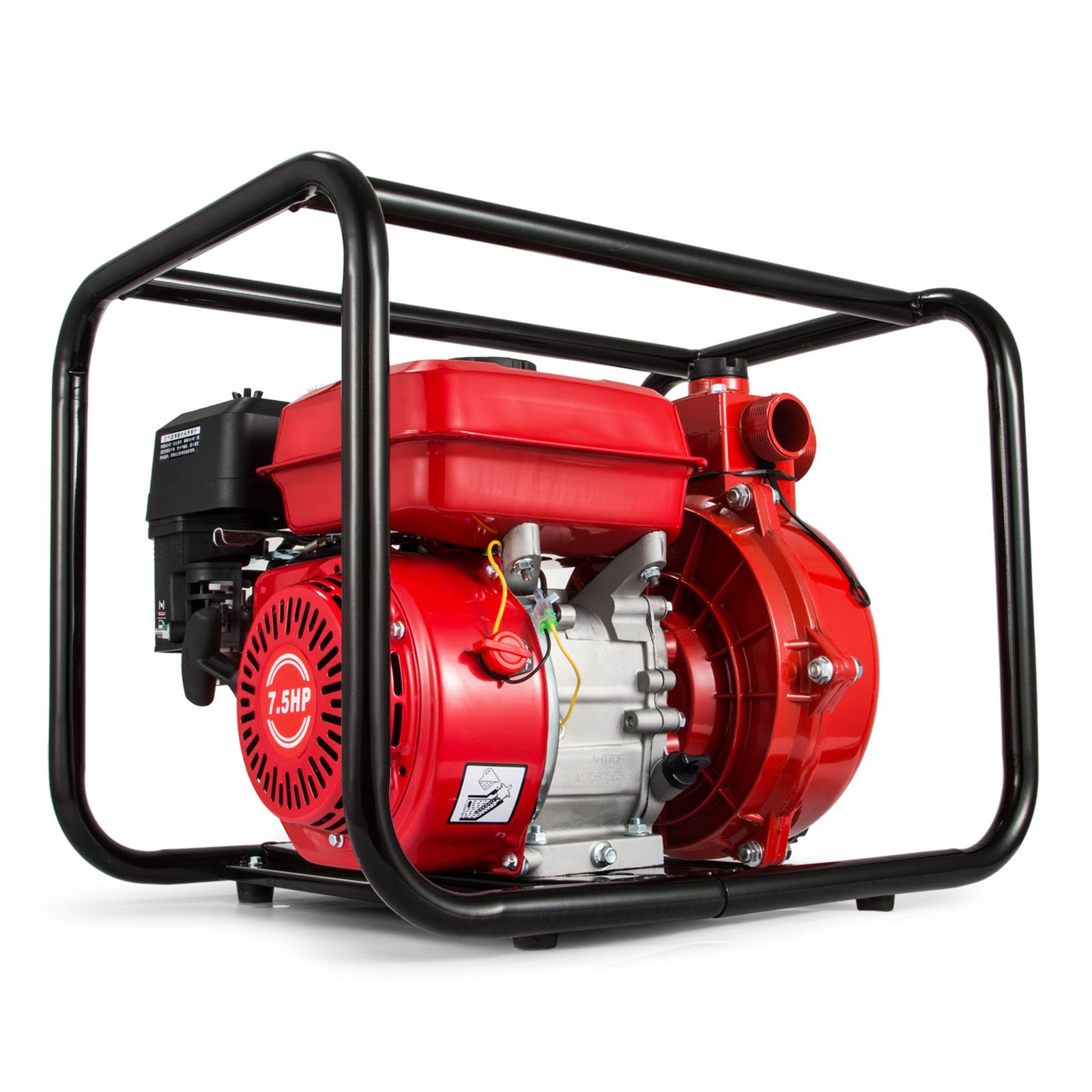 2" Zoll Benzin Wasserpumpe Motor Pumpe Kreiselpumpe Motorpumpe Teich Gartenpumpe