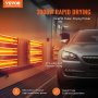 VEVOR Infrarot-Heizstrahler, Lackhärtungslampe, Wärmestrahler, Aushärten für Auto, Infrarotlack, Kochbereich, Lackheizlampe 590x372x54 mm, 2 Sets, 3000 W, Stecker NICHT im Lieferumgang enthalten