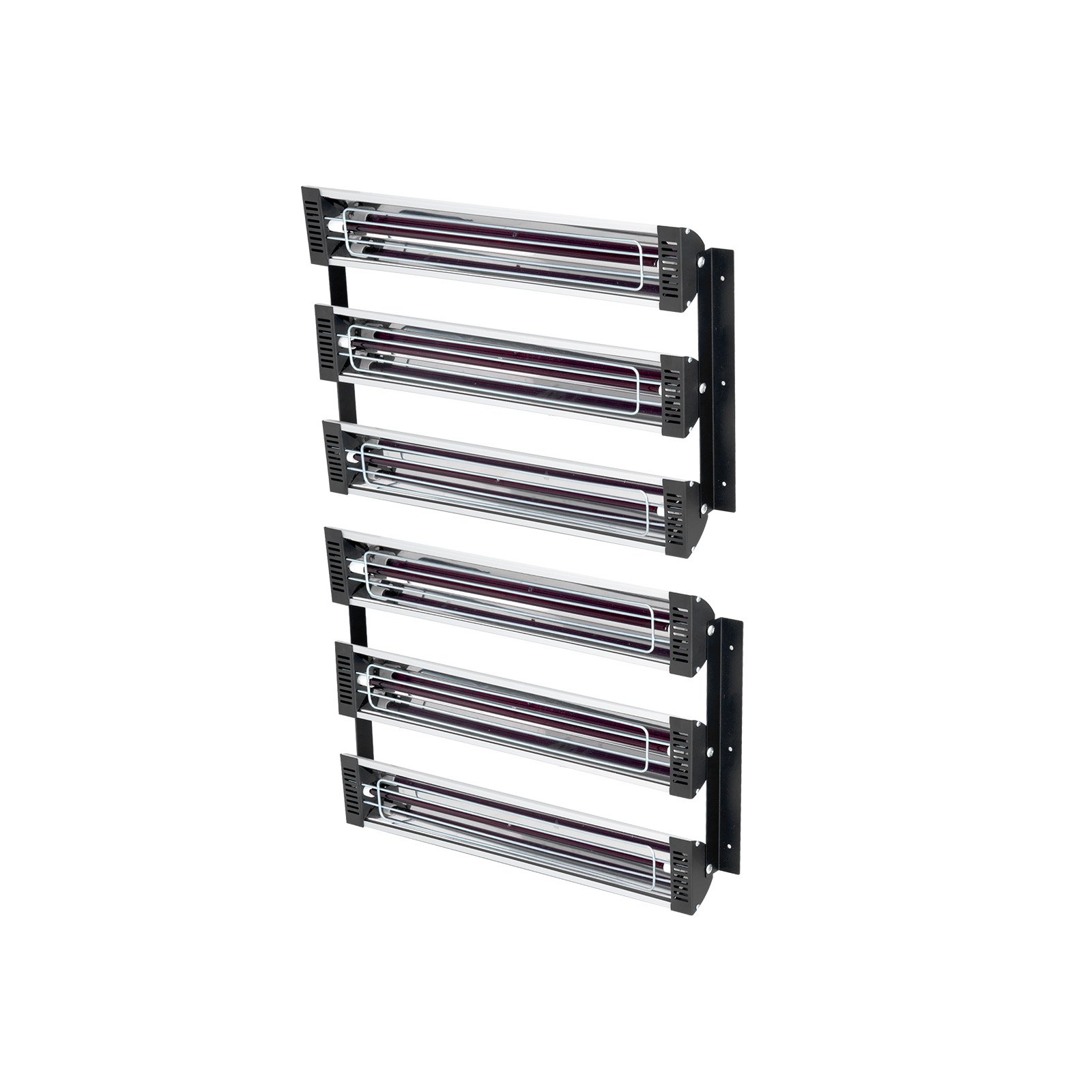 VEVOR Infrarot-Heizstrahler, Lackhärtungslampe, Wärmestrahler, Aushärten für Auto, Infrarotlack, Kochbereich, Lackheizlampe 590x372x54 mm, 2 Sets, 3000 W, Stecker NICHT im Lieferumgang enthalten