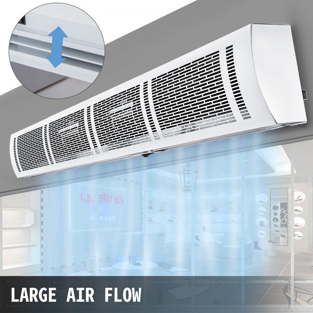 Türluftschleier 150 Cm Umluft Kühl- Gefrierräume Kühlzelle Luftschleier Lufter