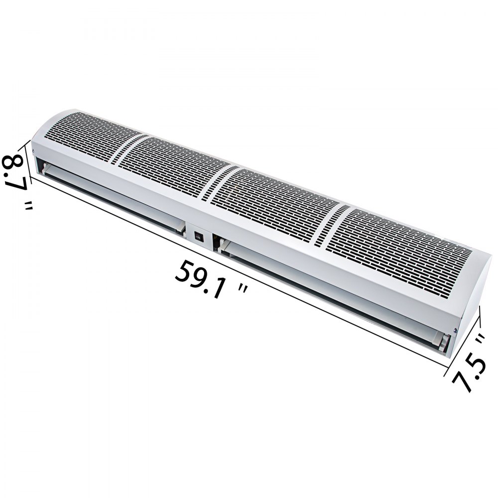 Türluftschleier 150 Cm Umluft Kühl- Gefrierräume Kühlzelle Luftschleier Lufter