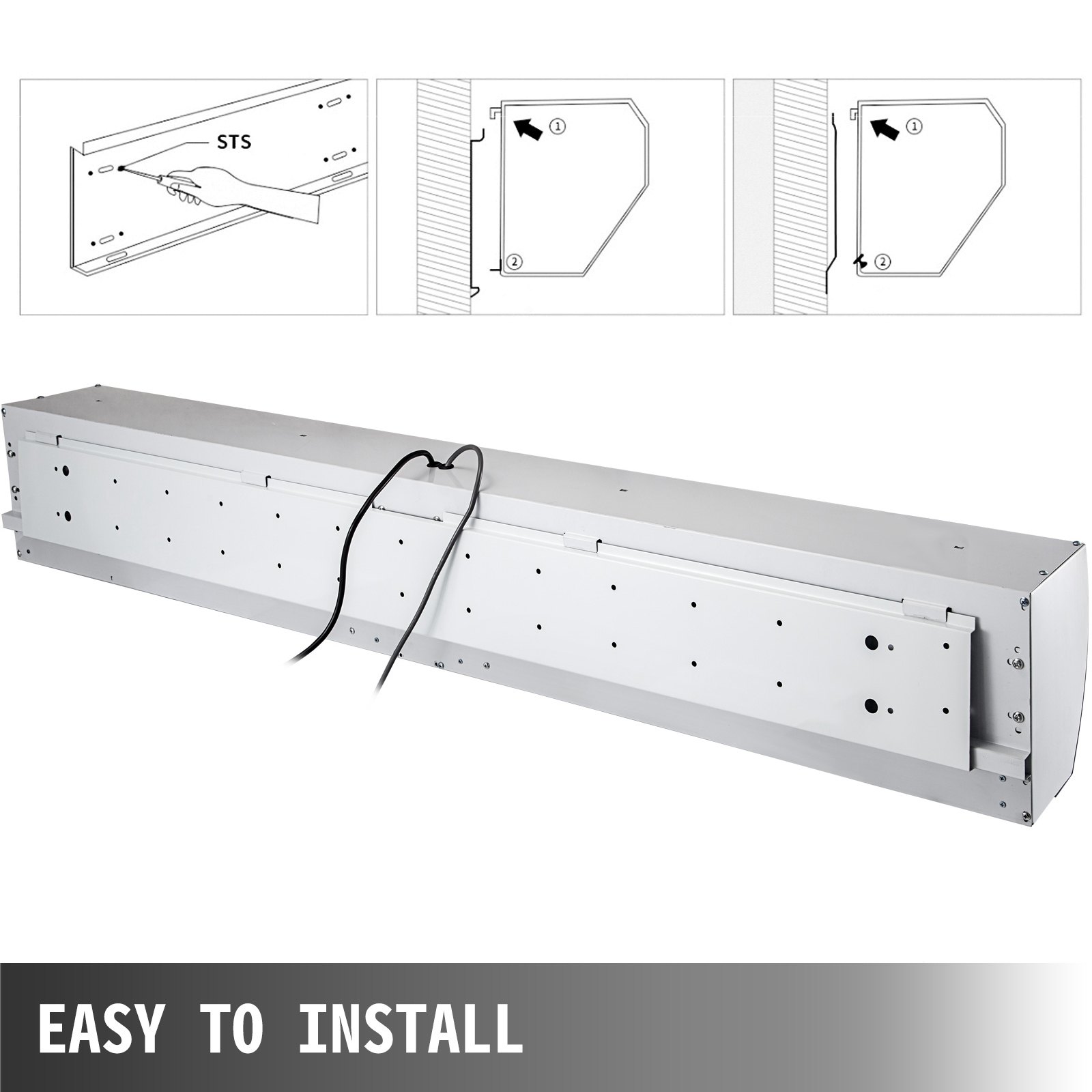 Türluftschleier 150 Cm Umluft Kühl- Gefrierräume Kühlzelle Luftschleier Lufter