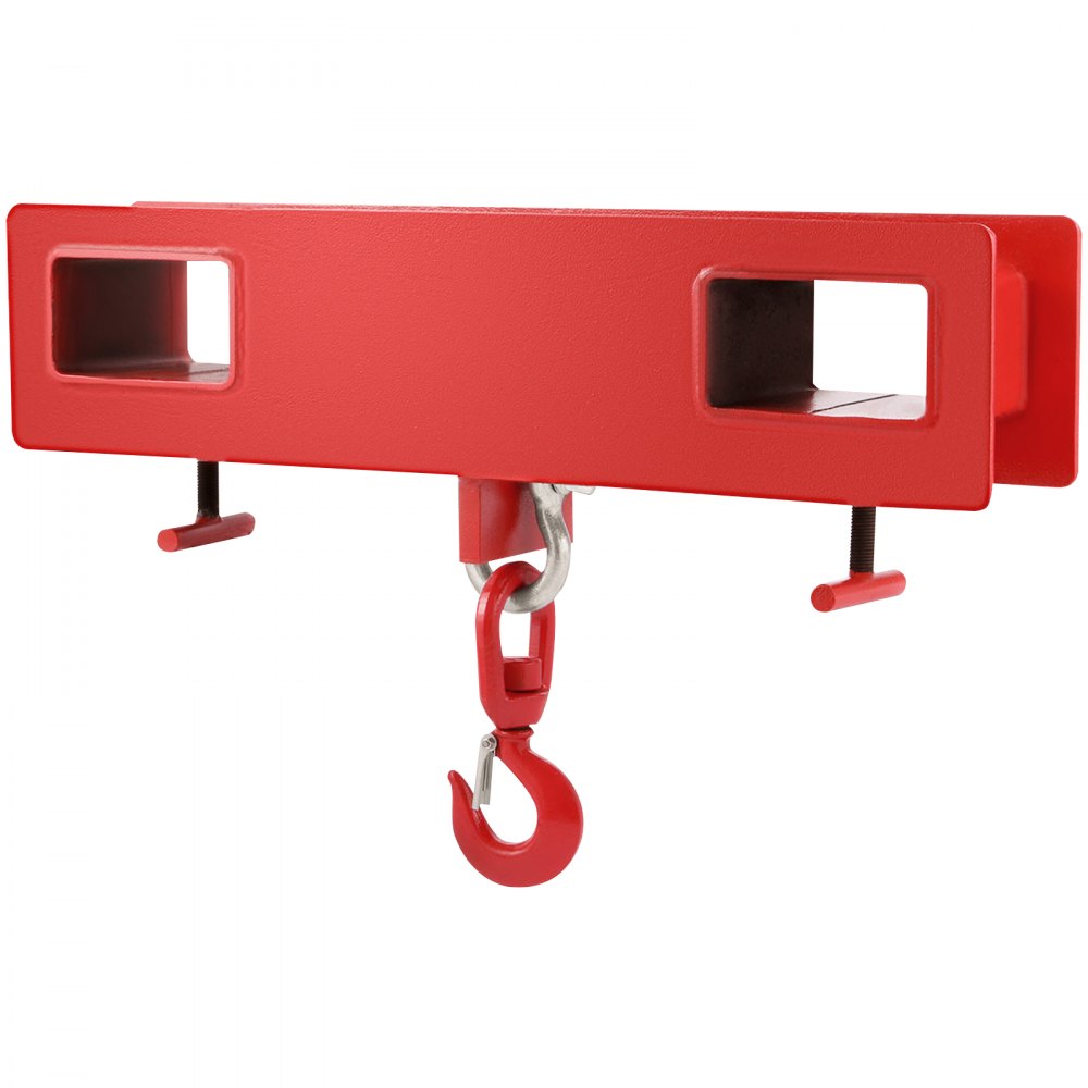 VEVOR 2 Tonnen Gabelstapler-Hebehaken, 4000 £/2000 kg Tragkraft, Gabelstapler-Gabelhubwagen, Schwenkhaken, Mobilkran, Gabelstapler-Anbaugeräte