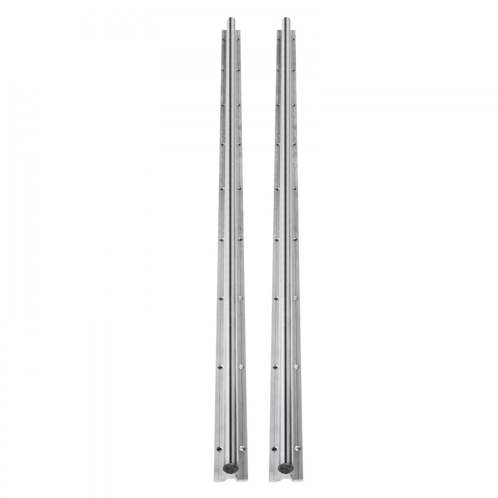 2pcs 20mm X 1000mm Linearführung Linearwelle Mit Aluminium Für Sbr20uu Rail