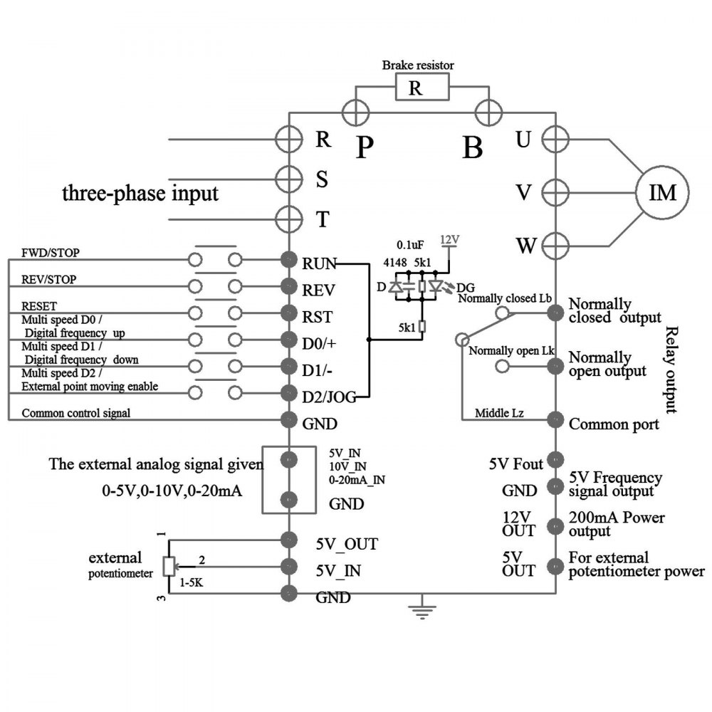 3kw Spindelmotor Luftgekühlte Frequenzumrichter Control Milling Coole Motor