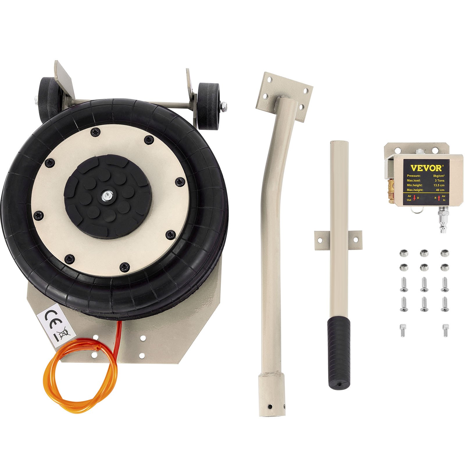 VEVOR 3 Tonnen Wagenheber 6600 Pfund Hebebock Pneumatisch Wagenheber 20 kg Pneumatisch wagenheber