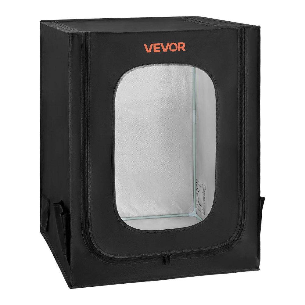 VEVOR 3D-Druckergehäuse Druckerzelt (70x75x90 cm), staubdichte & wasserfeste Schutzhülle mit konstanter Temperatur & LED-Beleuchtung, kompatibel mit gängigen Modellen von Creality/ELEGOO/Anycubic
