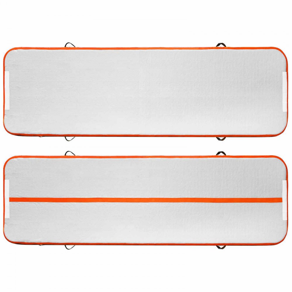 10Ft Air Track Floor Tumbling Aufblasbare Gymnastikmatte Orange AirTrack 4 Zoll dick