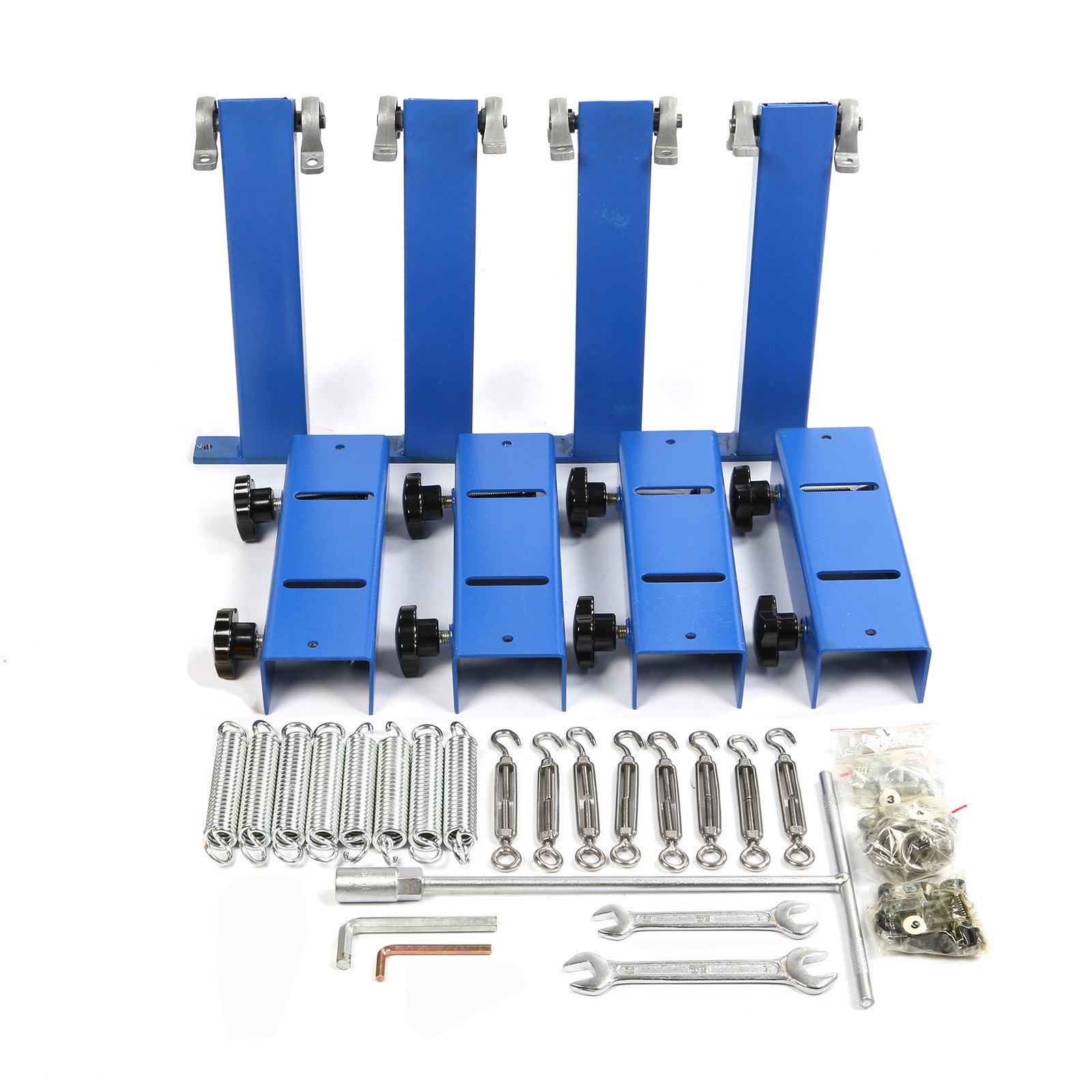 Vevor Siebdruckmaschine 4 Halter 1 Platte Mit 4 Siebdruckrahmen Set 110 Mesh