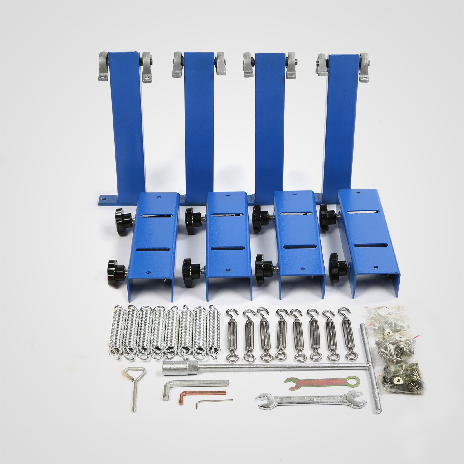 VEVOR 4 Farben 2 Stationen Siebdruckmaschine und 40 x 40 cm Flash-Trockner mit Steuerkasten