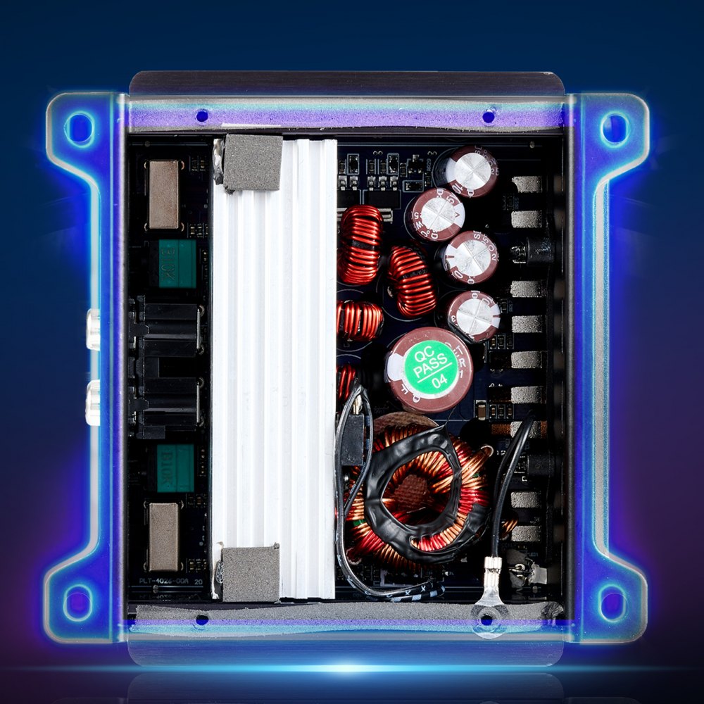 VEVOR Autoverstärker 4-Kanal, Endstufe Klasse D Überbrückbar, Max. 4 x 110 W an 4 Ohm / 4 x 160 W an 2 Ohm, Hochleistungsverstärker für SUVs Pickups Geländewagen Mehrkanal-Audioverstärker