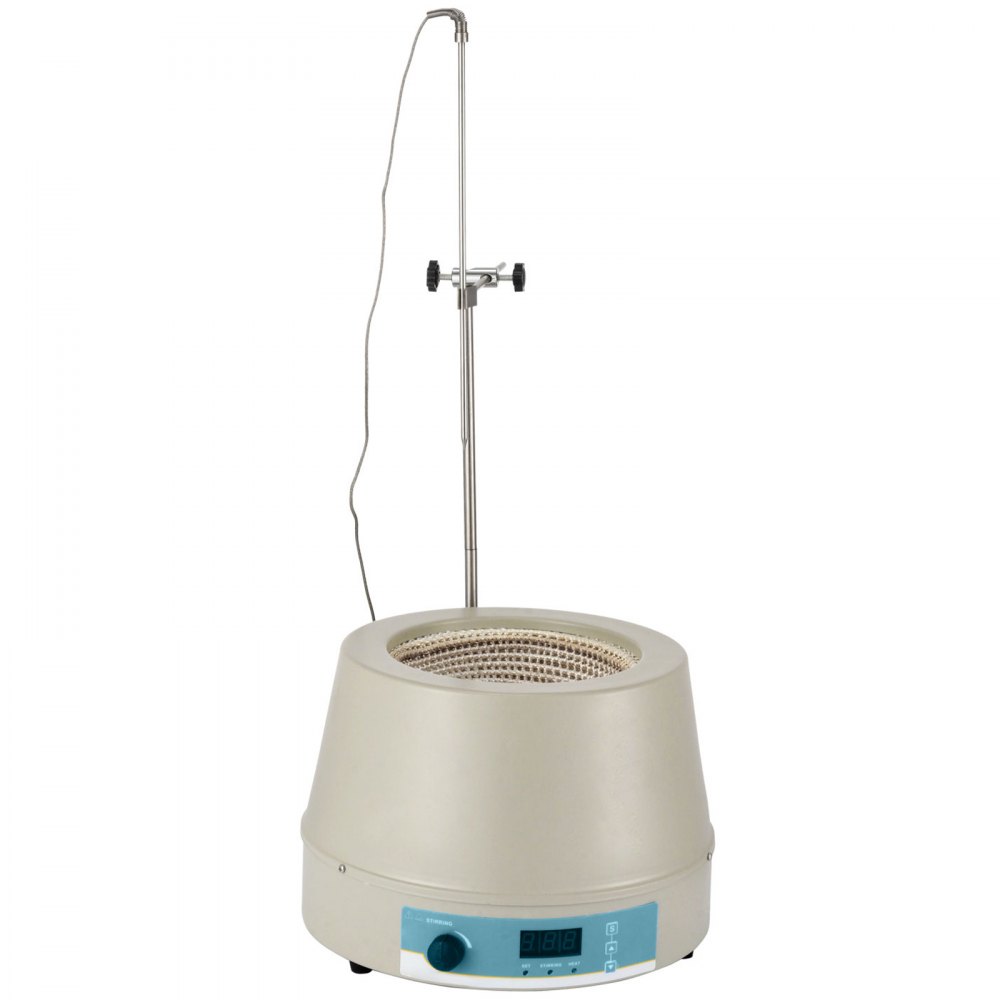 500ml Stirrer Heizplatte 250w Magnetrührer Heizung Mitreißend Rührgerät Heizpilz