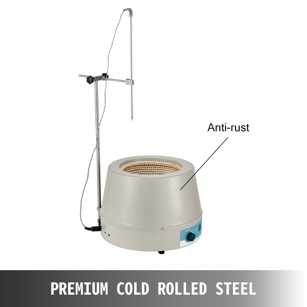 500ml Stirrer Heizplatte 250w Magnetrührer Heizung Mitreißend Rührgerät Heizpilz