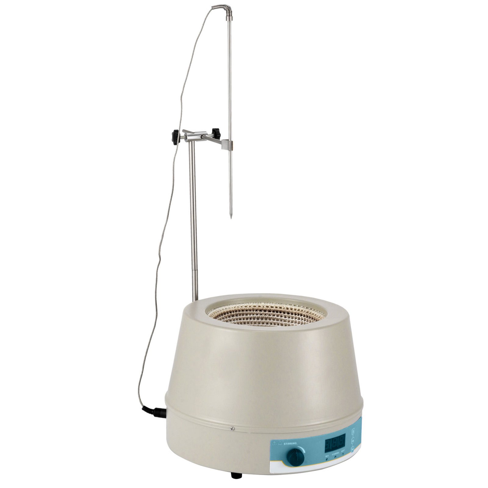 500ml Stirrer Heizplatte 250w Magnetrührer Heizung Mitreißend Rührgerät Heizpilz