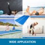 VEVOR Aufblasbar Luftmatratze Training Matte Zu Hause Yoga Gymnastikmatte Blau + Weiß 500x200x20 Kein Pumpe Gymnastik Tumbling Matte