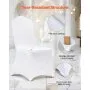 VEVOR 50 Stk. Stuhlhussen aus Elastischem Spandex für Klappstühle, Universell Passender Stuhlbezug, Abnehmbare & Waschbare Schonbezüge, für Hochzeiten, Feiertage, Bankette, Partys,