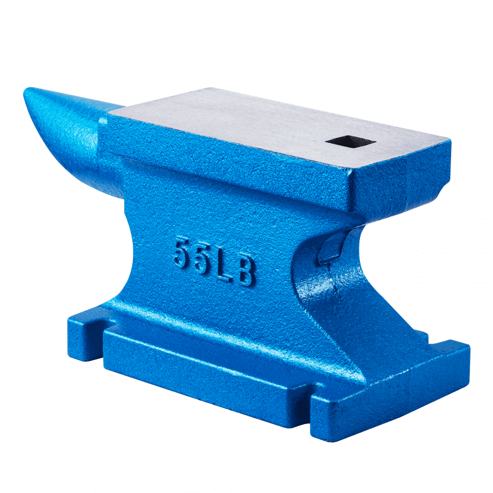 VEVOR Amboss 25kg Schmiede-Amboss für Schmiede Einzelnes Horn aus Gusseisen Schmiedwerkzeug robust