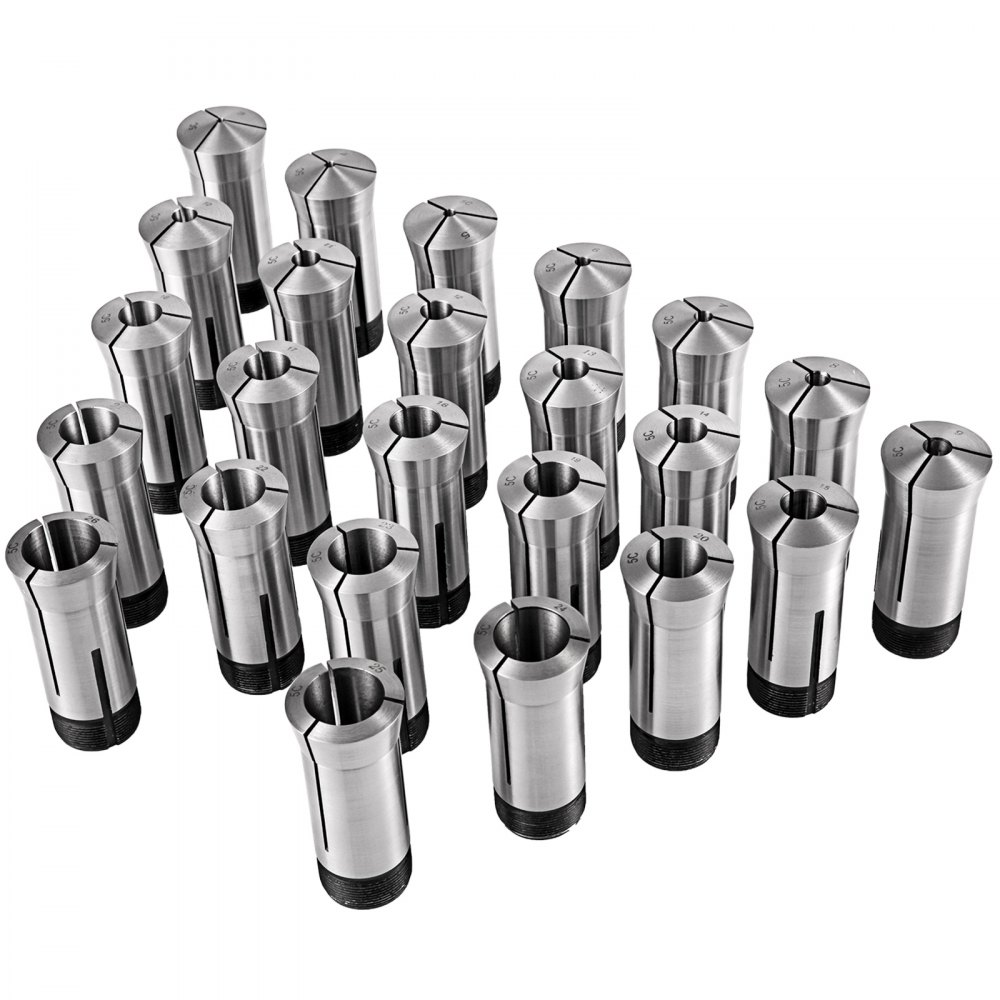 Vevor 24 St. 3-26 Mm Spannzange Spannzangenfutter Set Cnc Fräsen Drehmeißel