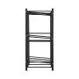 VEVOR 3-Tier Water Jug Holder, 5-Gal Water Bottle Holder, Double-Row Iron Water Bottle Rack for 6 Bottles, Sturdy Water Jug Rack, Water Jug Holder for Kitchen, Office, Living Room, Black