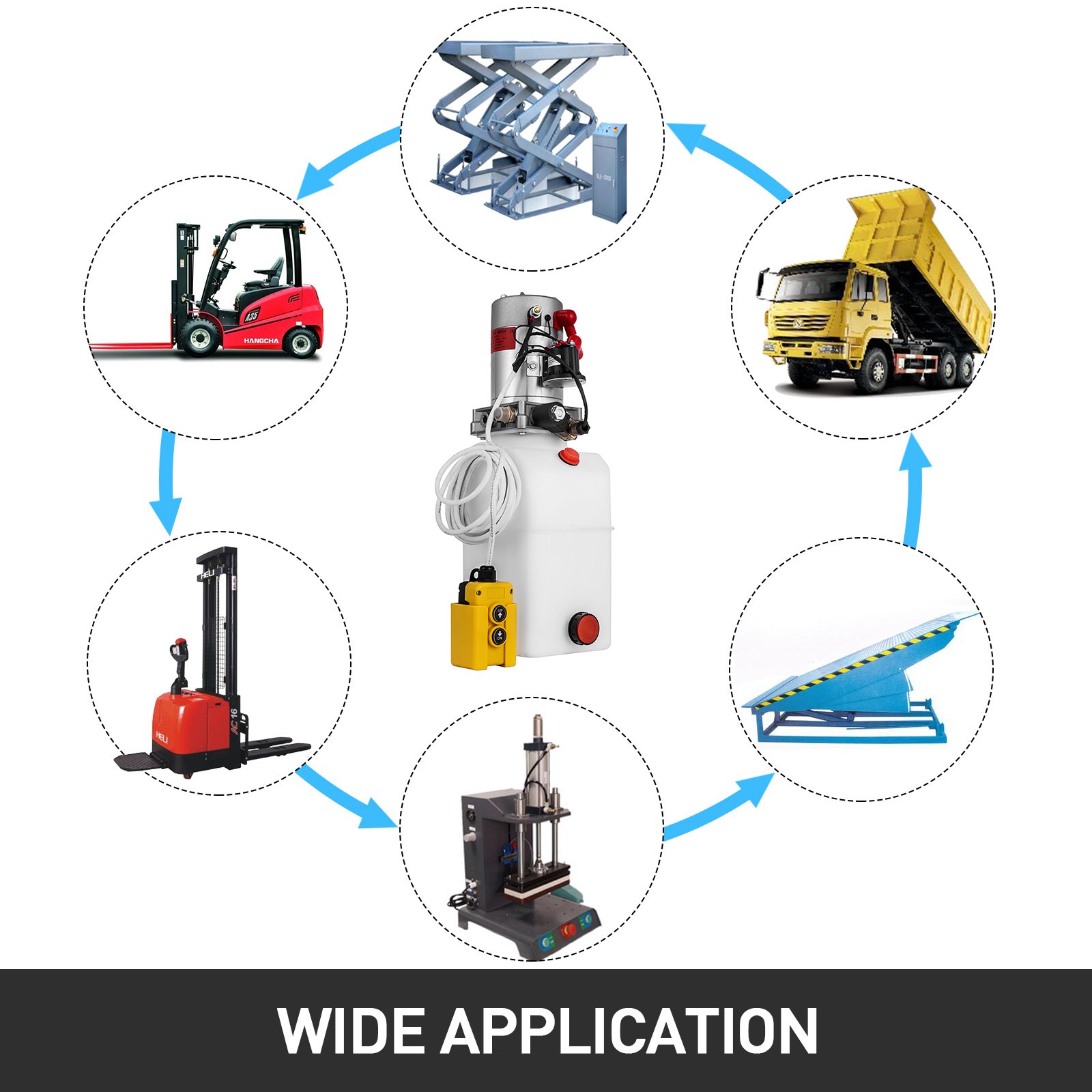 Hydraulik Pumpe Hydraulikaggregat 12v 180bar 2000 Kipperpumpe Lkw Kipper Stapler