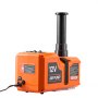 VEVOR 5T Electric Hydraulic Car Jack with Built-in Air Pump & Impact Wrench, 12V Floor Lift Jack, 155-450mm Lift Height, Portable Tire Change Tool Inflator Pump with LED Light for SUV Sedan Pickup