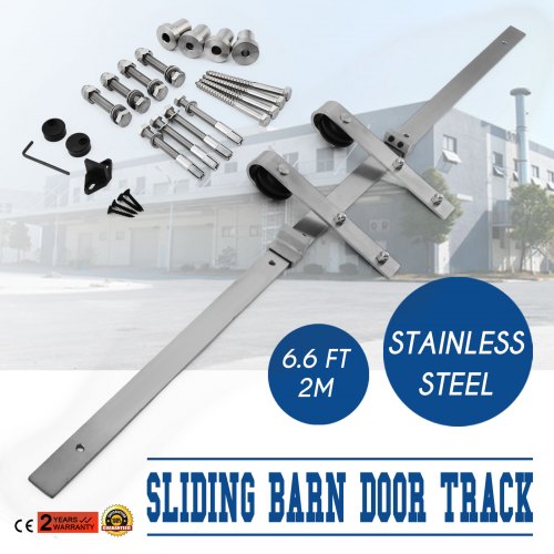 2.01m Führungsschienen Schiebetür-schienen-hardware Anti-jump Unique Smooth