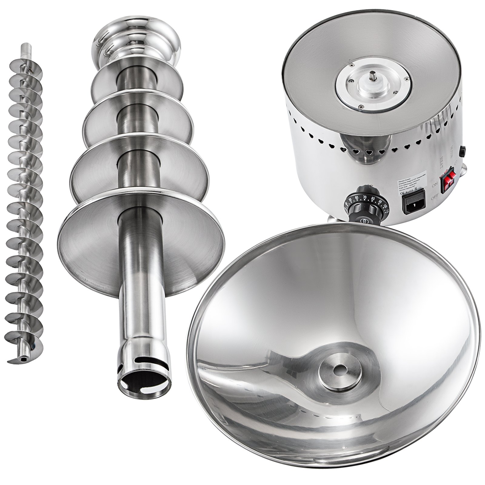 Schokoladenbrunnen 5 Ebenen Schokobrunnen Max. 5kg Schokoladenfontäne Fountain