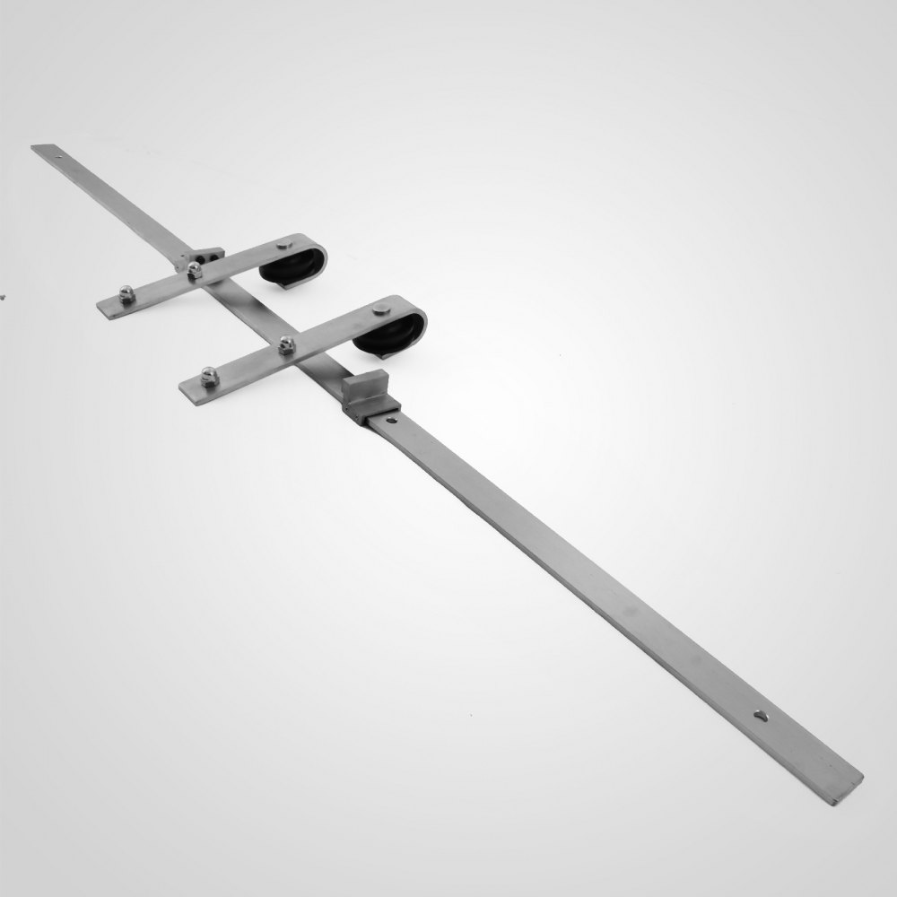 1.83m Schiebetürsystem Laufschiene Schiebetür Edelstahl Schienen Hardware