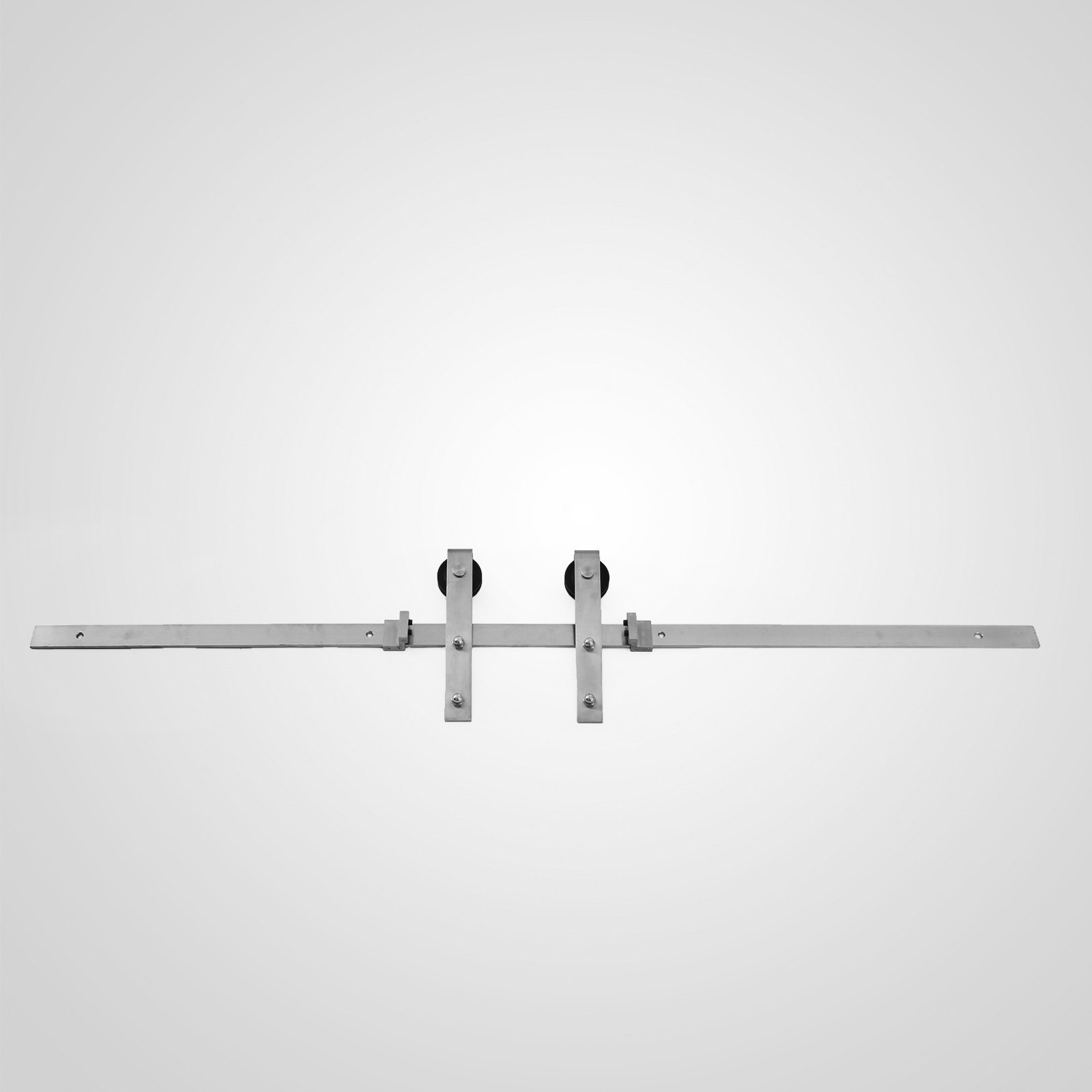 1.83m Schiebetürsystem Laufschiene Schiebetür Edelstahl Schienen Hardware