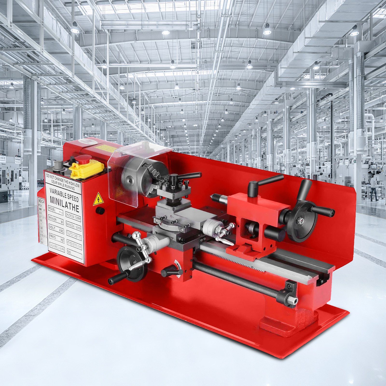 Metalldrehmaschine Drehmaschine 2500rpm Metal Lathe Gewindeschneiden Wholesale